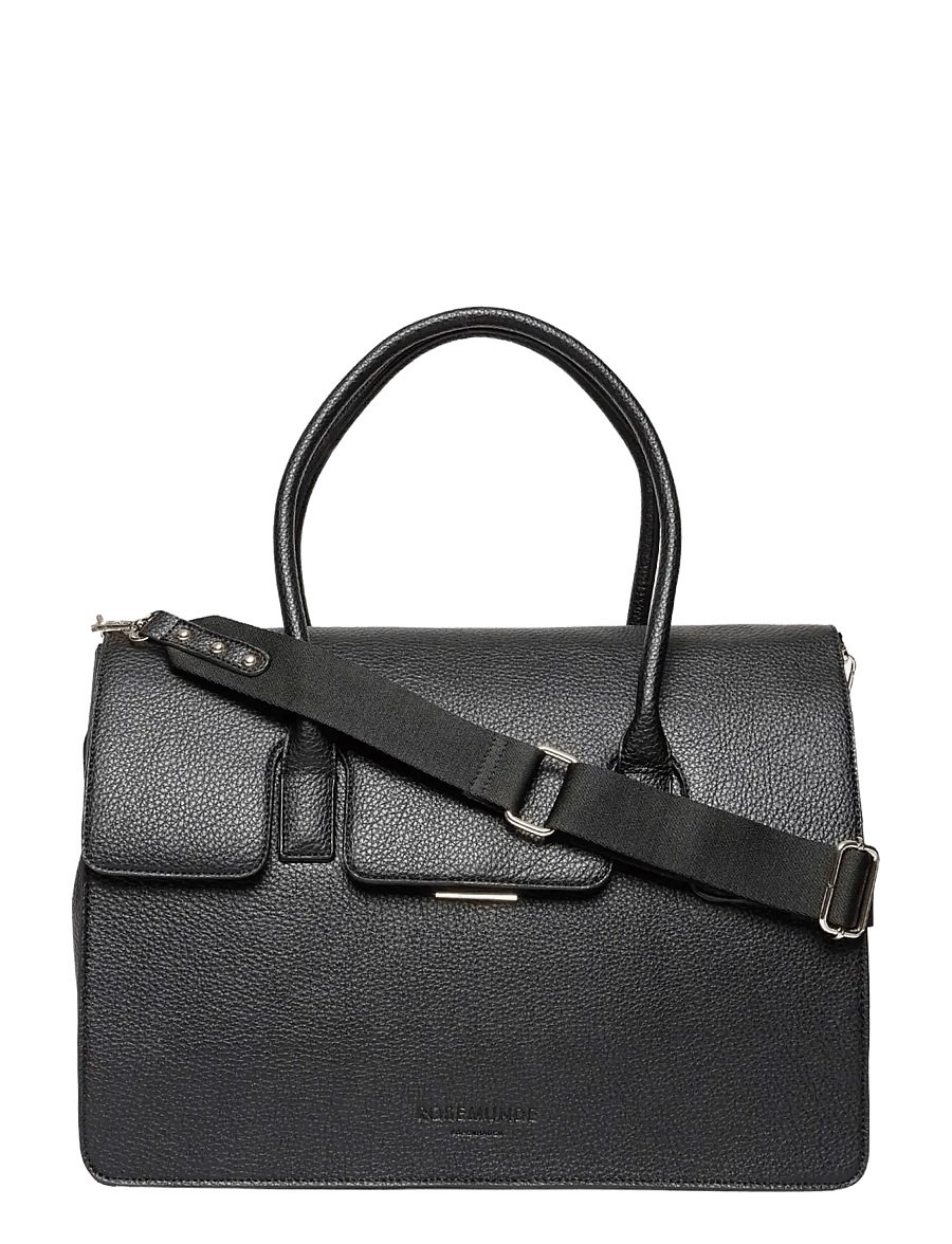 Rosemunde - RBMunich Large Shoulder Bag - Õlakotid - black gold - 0