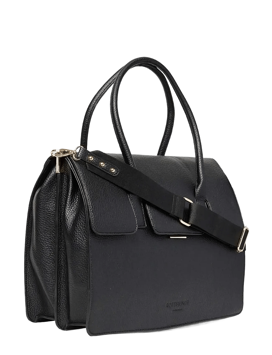 Rosemunde - RBMunich Large Shoulder Bag - Õlakotid - black gold - 2