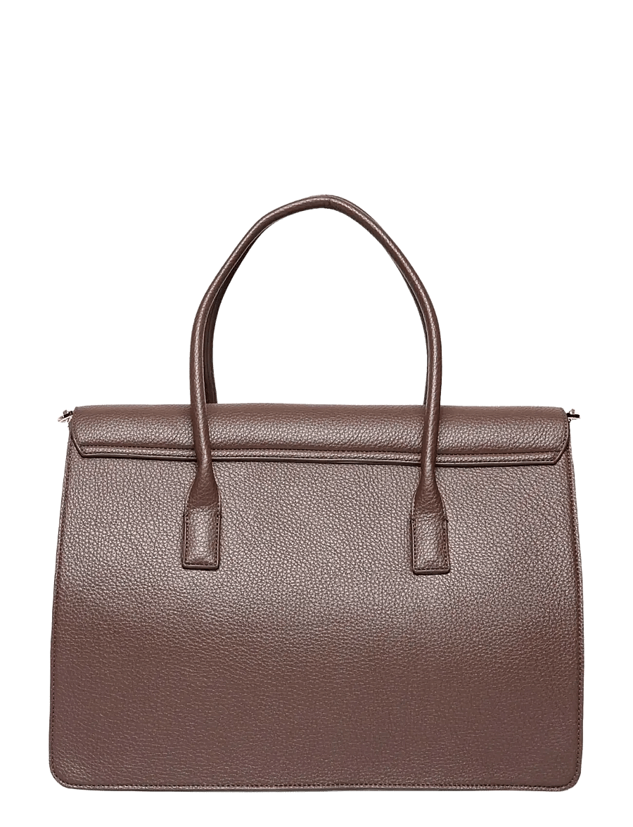 Rosemunde - RBMunich Large Shoulder Bag - Õlakotid - dark chocolate gold - 1