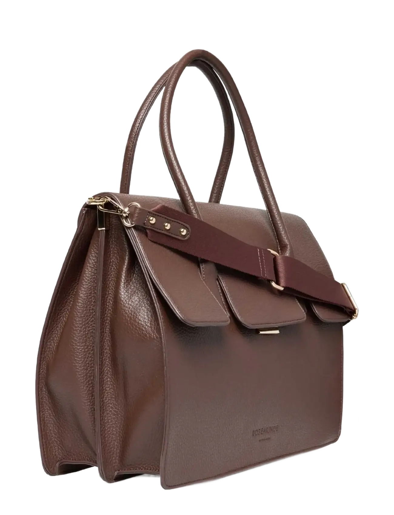Rosemunde - RBMunich Large Shoulder Bag - Õlakotid - dark chocolate gold - 2