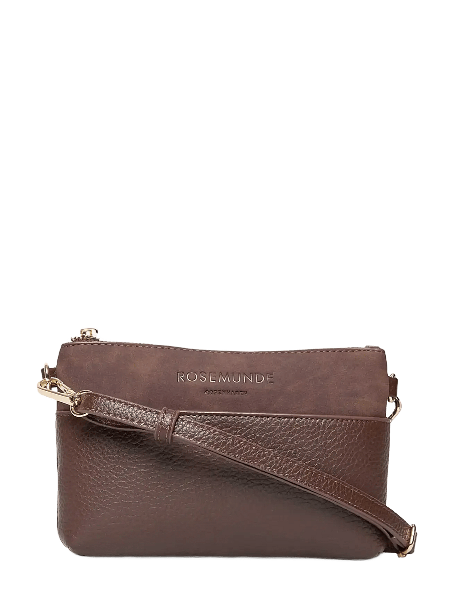 Rosemunde - RBMunich Mix Small Clutch - umhängetaschen - dark chocolate gold - 0