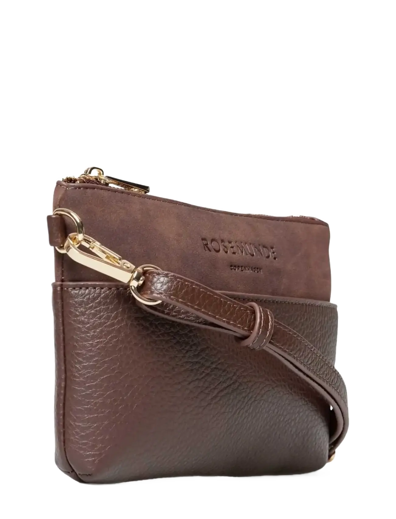 Rosemunde - RBMunich Mix Small Clutch - umhängetaschen - dark chocolate gold - 2