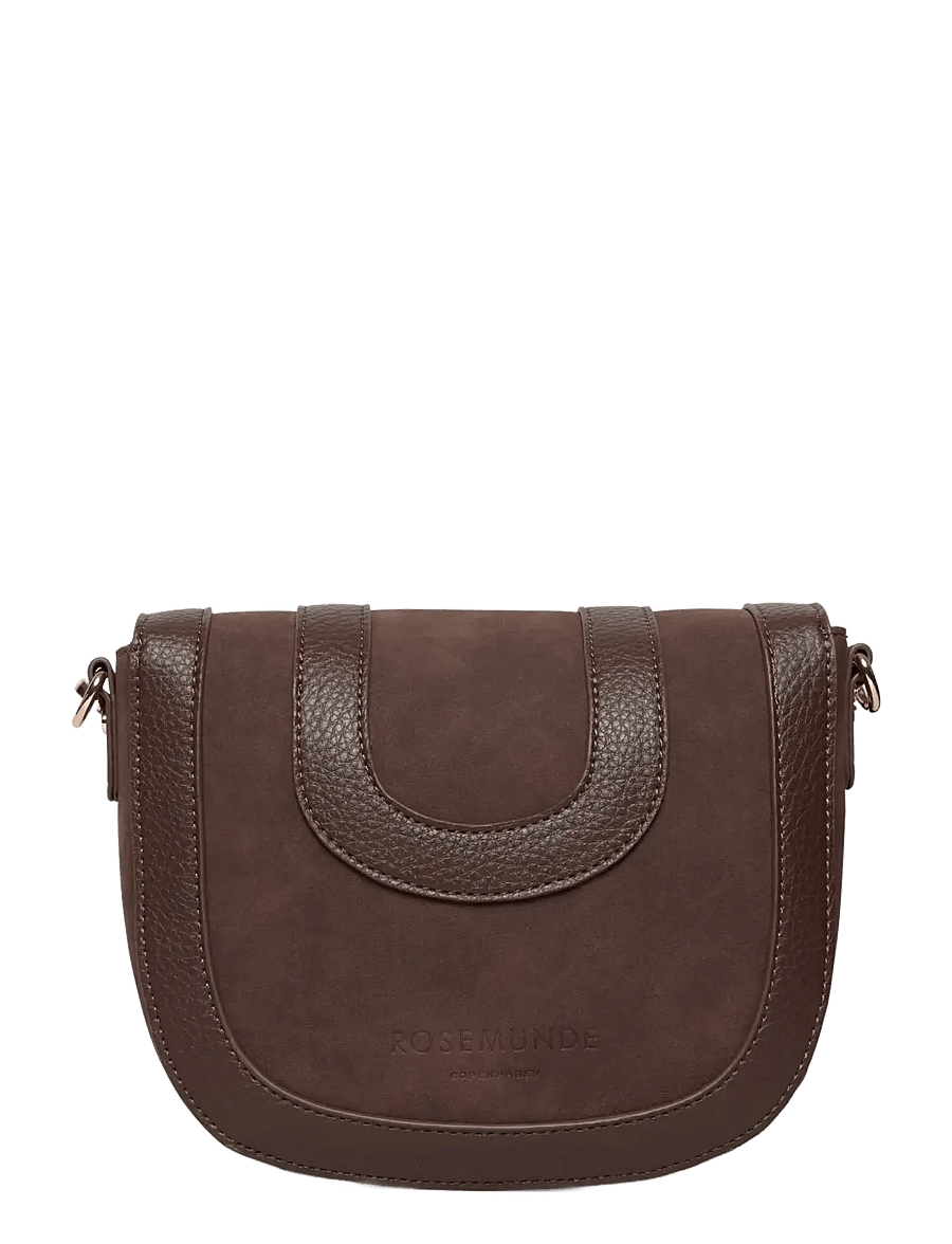 Rosemunde - RBMunich Mix Cross Body Bag - Üleõlakotid - dark chocolate gold - 1