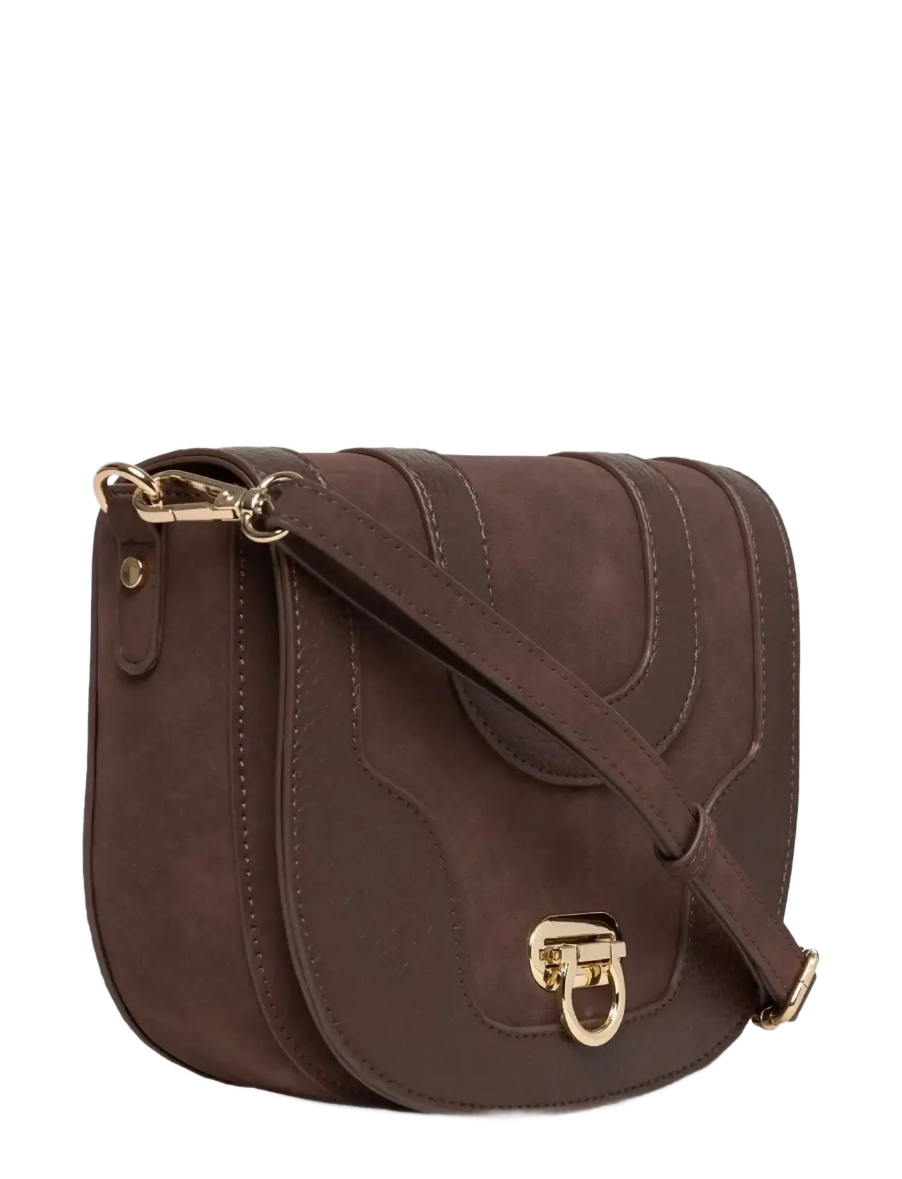 Rosemunde - RBMunich Mix Cross Body Bag - Üleõlakotid - dark chocolate gold - 2