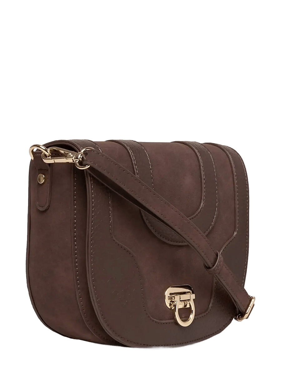 Rosemunde - RBMunich Mix Cross Body Bag - Üleõlakotid - dark chocolate gold - 2
