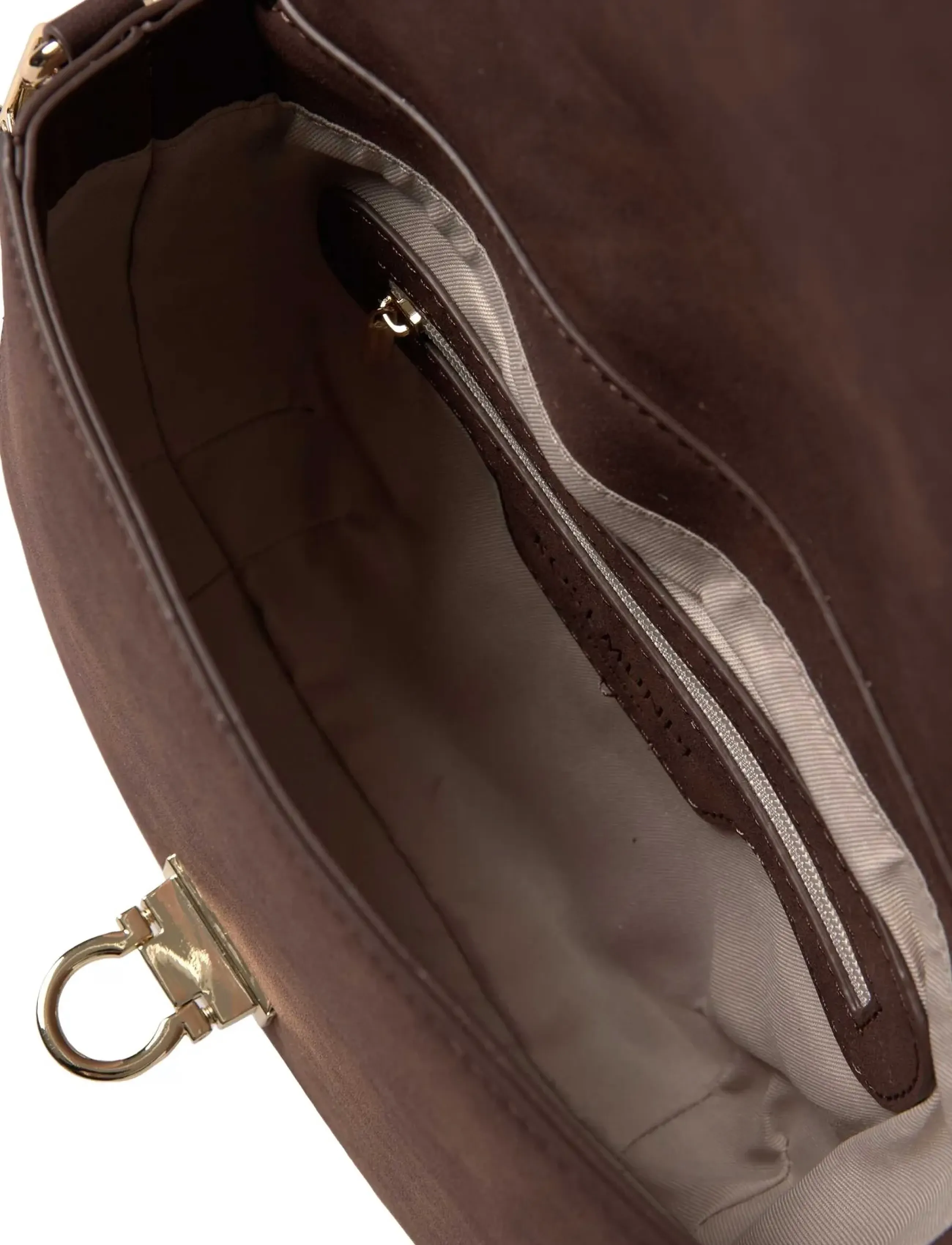 Rosemunde - RBMunich Mix Cross Body Bag - Üleõlakotid - dark chocolate gold - 3