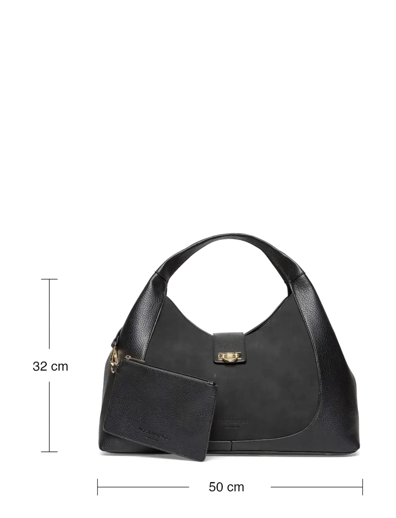 Rosemunde - RBMunich Mix 2in1 Shoulder Bag - Õlakotid - black gold - 3