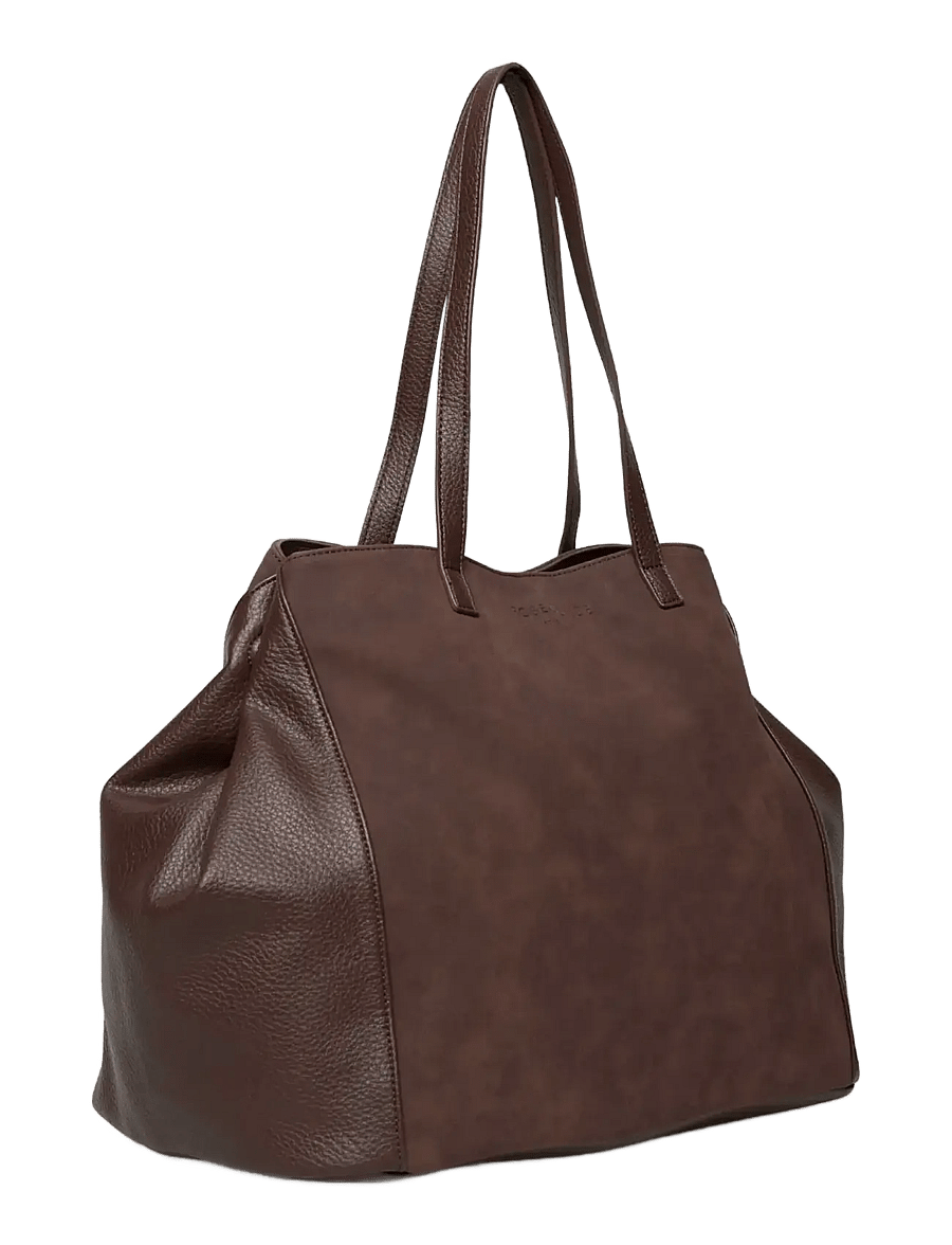 Rosemunde - RBMunich Mix Large Shoulder Bag - Õlakotid - dark chocolate gold - 3