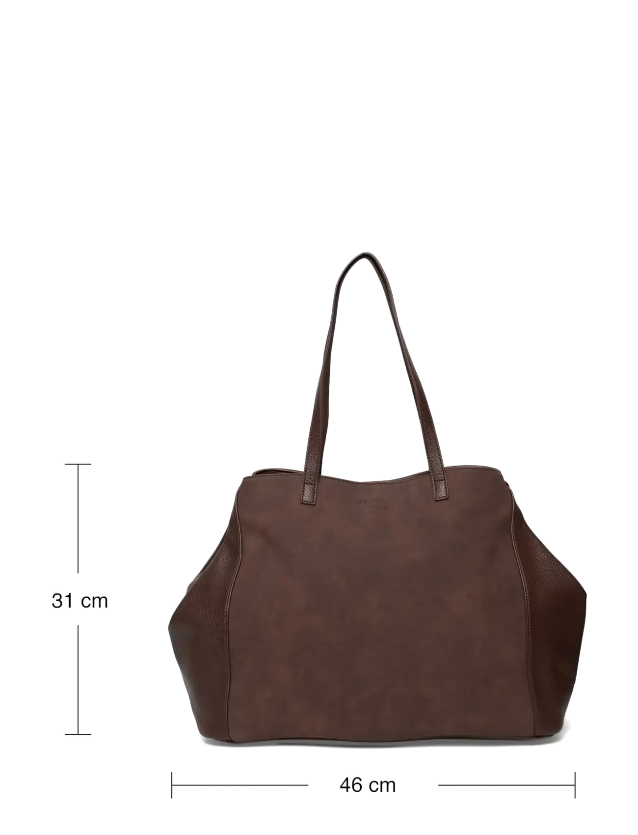 Rosemunde - RBMunich Mix Large Shoulder Bag - Õlakotid - dark chocolate gold - 4