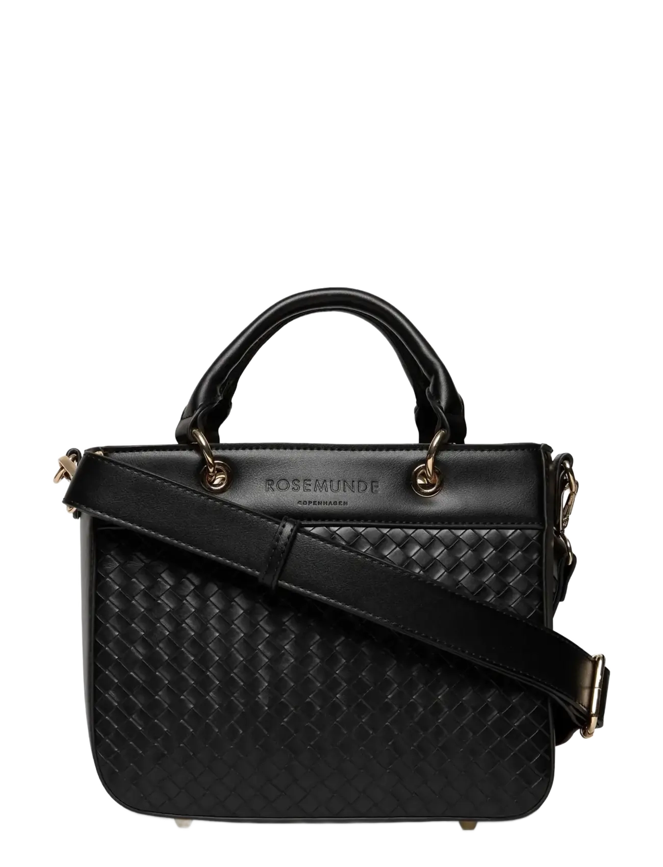 Rosemunde RBSofie Braid Small Shoulder Bag - Kotid - BLACK GOLD / black