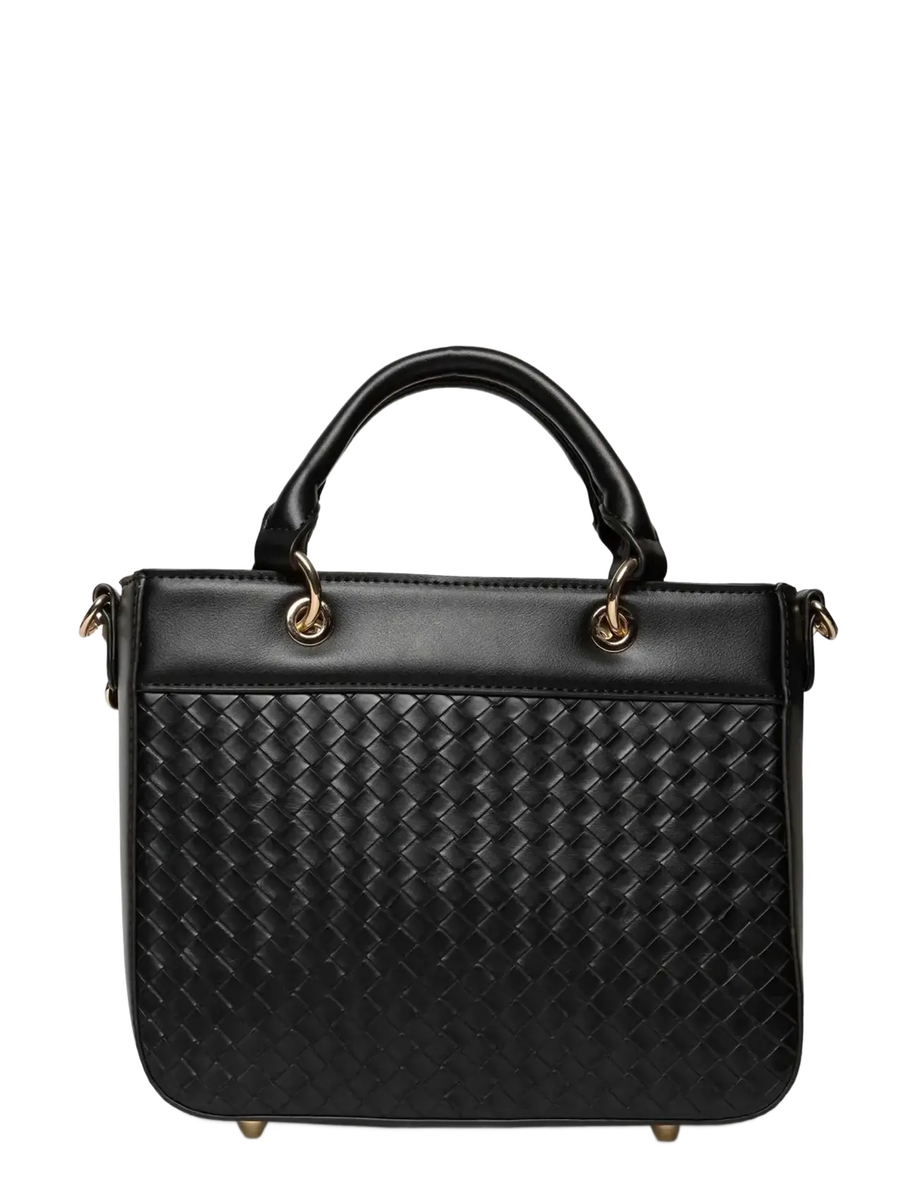 Rosemunde - RBSofie Braid Small Shoulder Bag - käekotid - black gold - 1