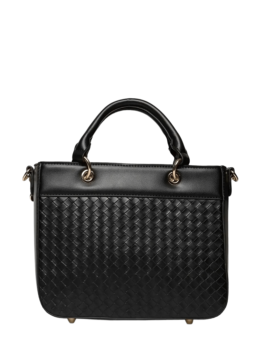 Rosemunde - RBSofie Braid Small Shoulder Bag - käekotid - black gold - 1