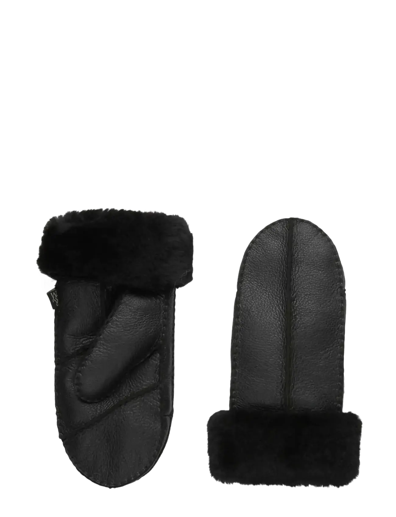 Rosemunde RHJuno Shearling Mittens - Rosemunde - BLACK / black