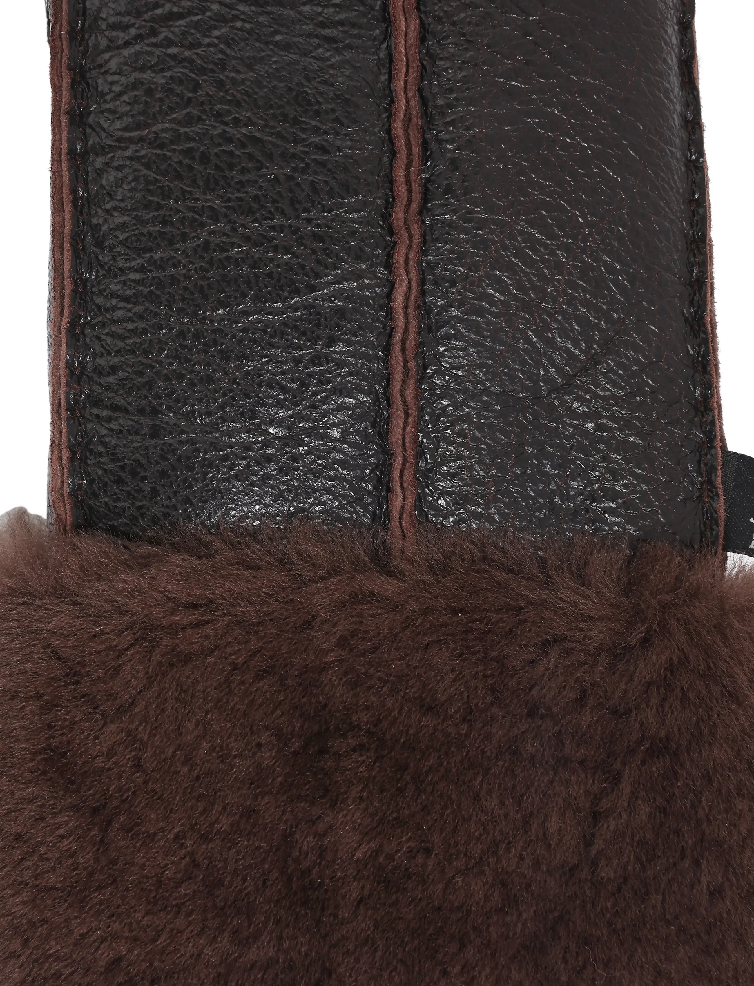 Rosemunde - RHJuno Shearling Mittens - accessories - coffee brown - 3