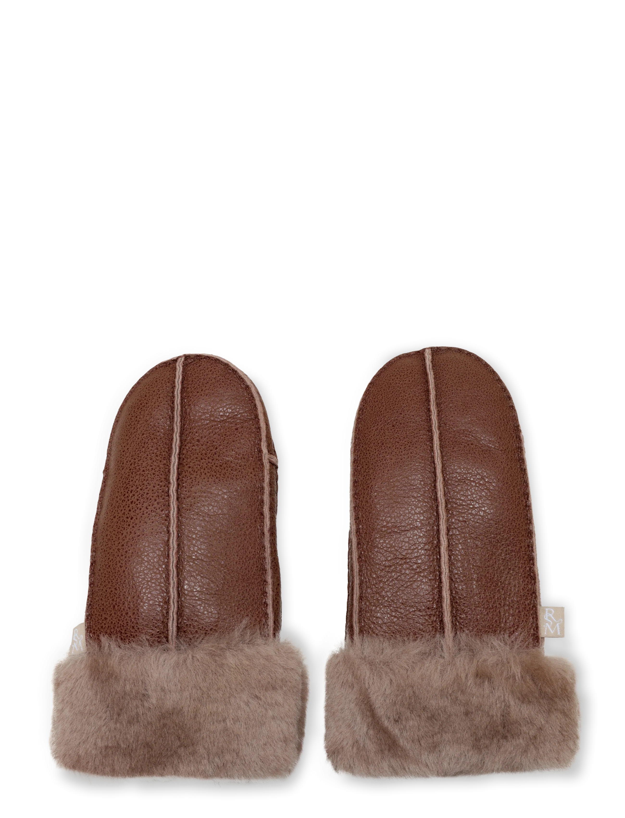 Rosemunde RHJuno Shearling Mittens - Accessories - ELK BROWN / brown