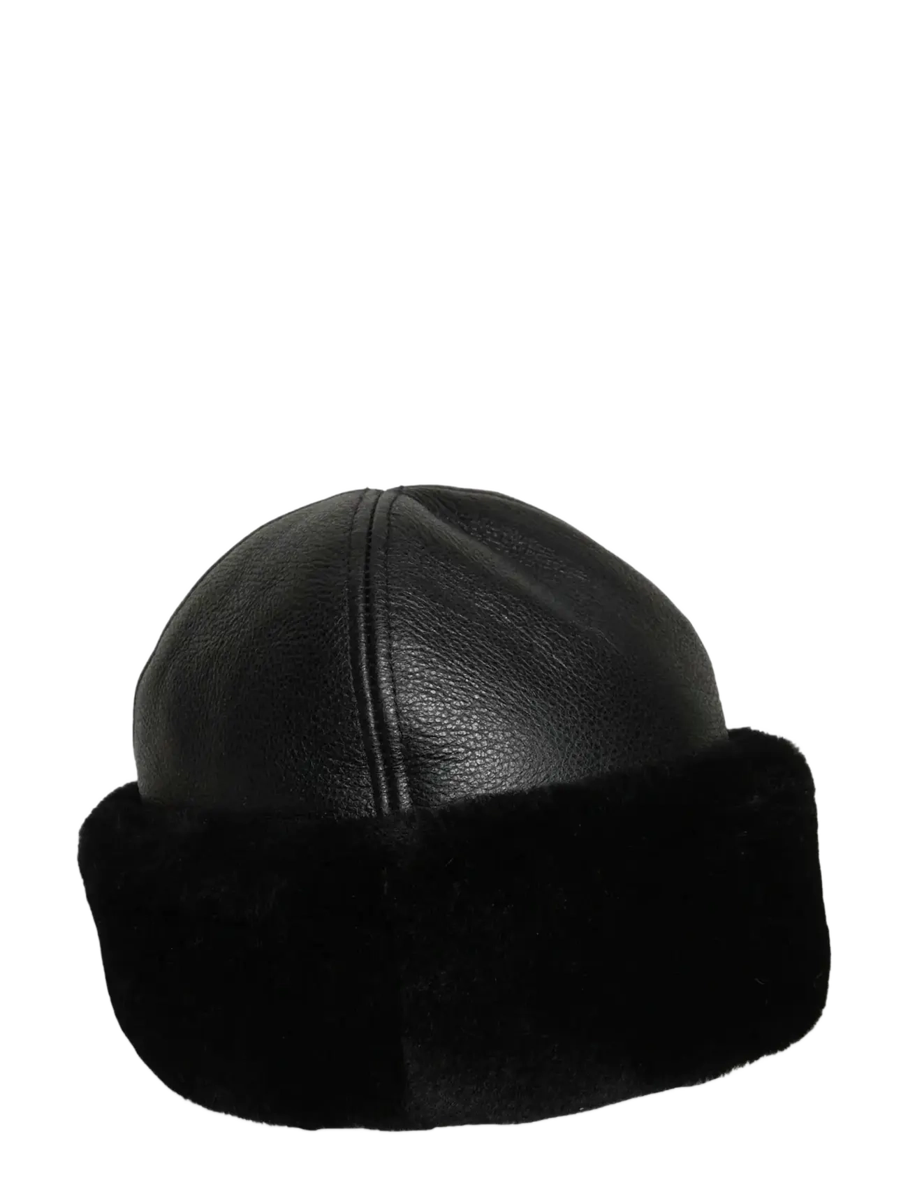 Rosemunde Rhjuno Shearling Hat, Damen, Shearling Mütze, Schwarz, Gr.S/M