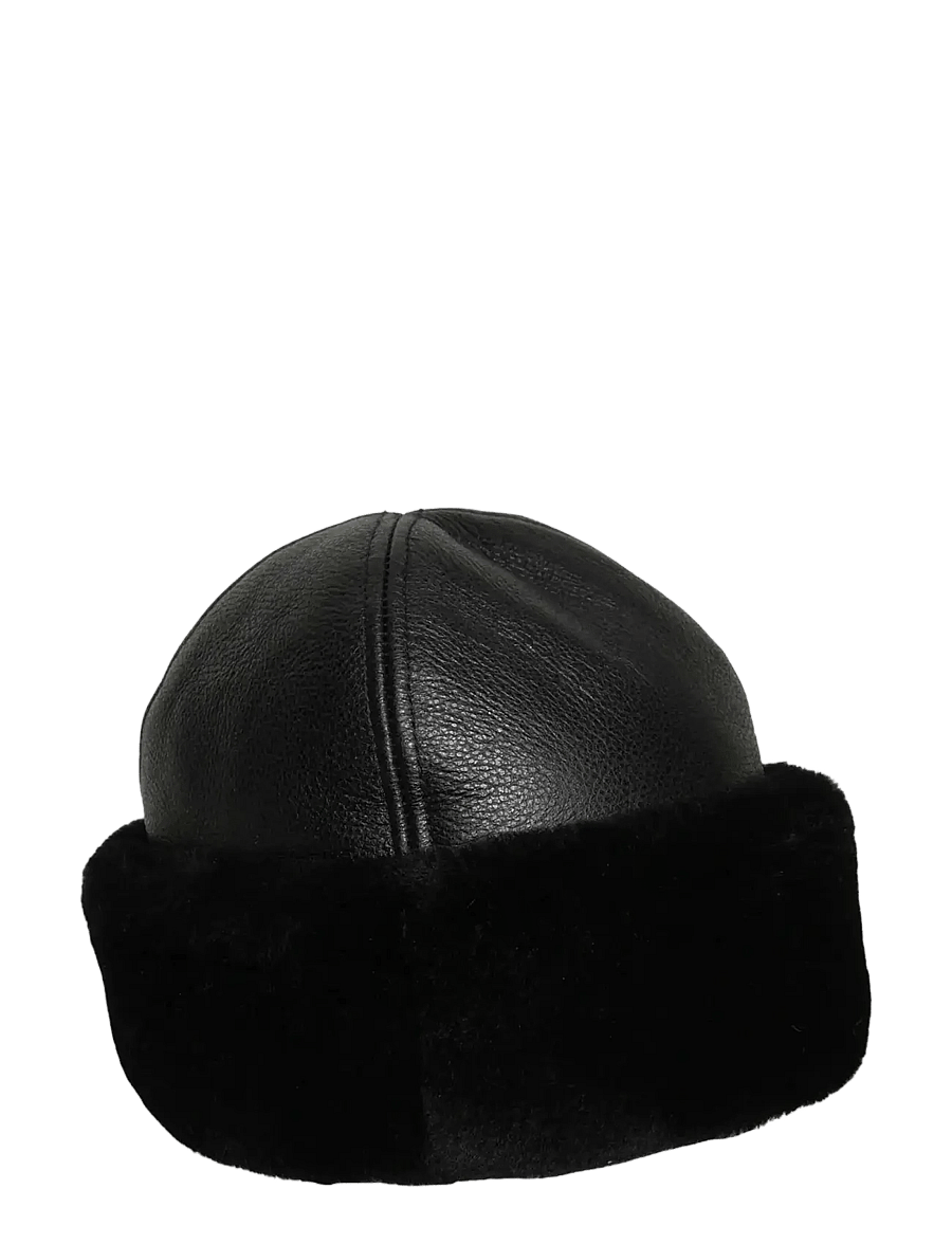 Rosemunde - RHJuno Shearling Hat - mütsid - black - 0