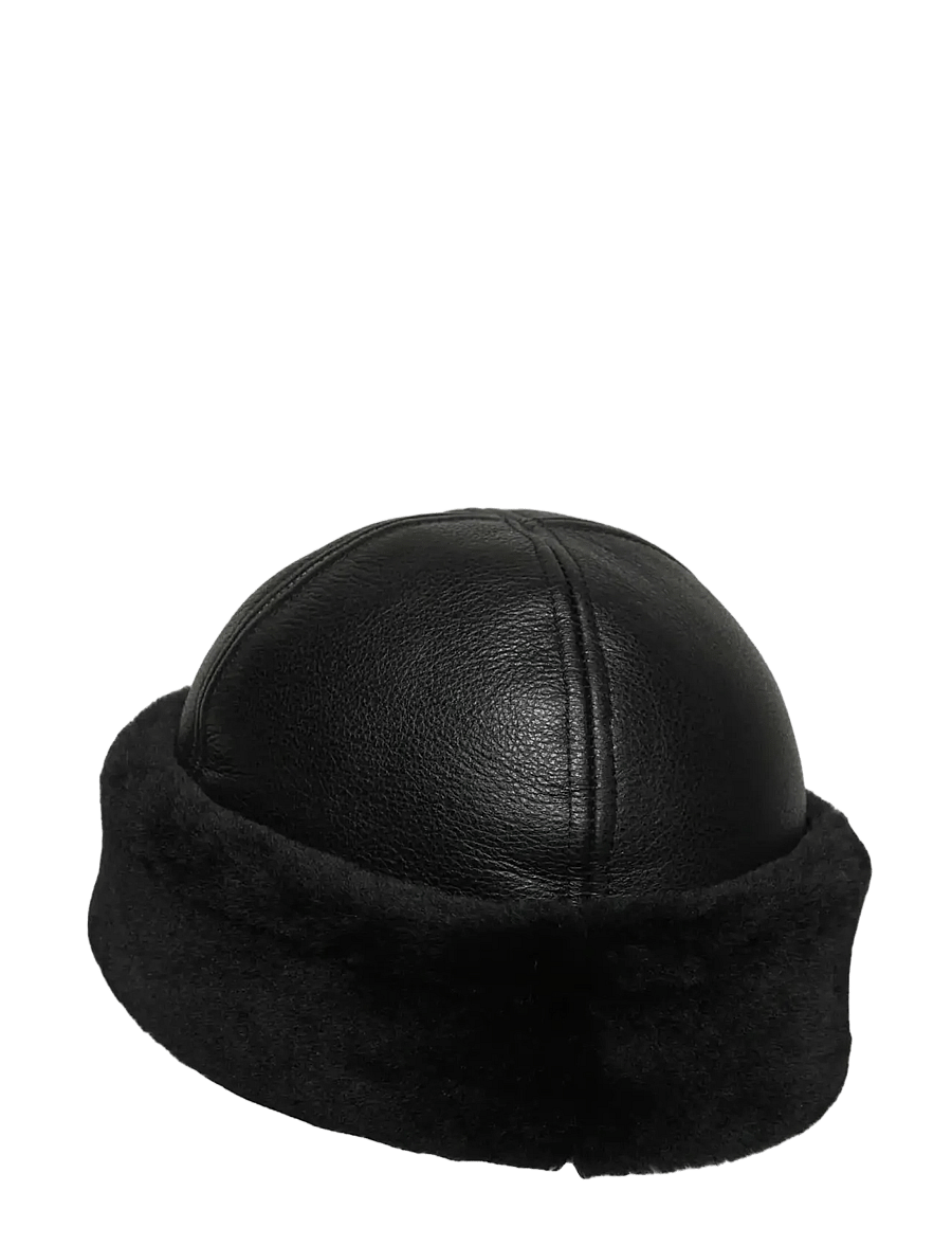 Rosemunde - RHJuno Shearling Hat - mütsid - black - 1