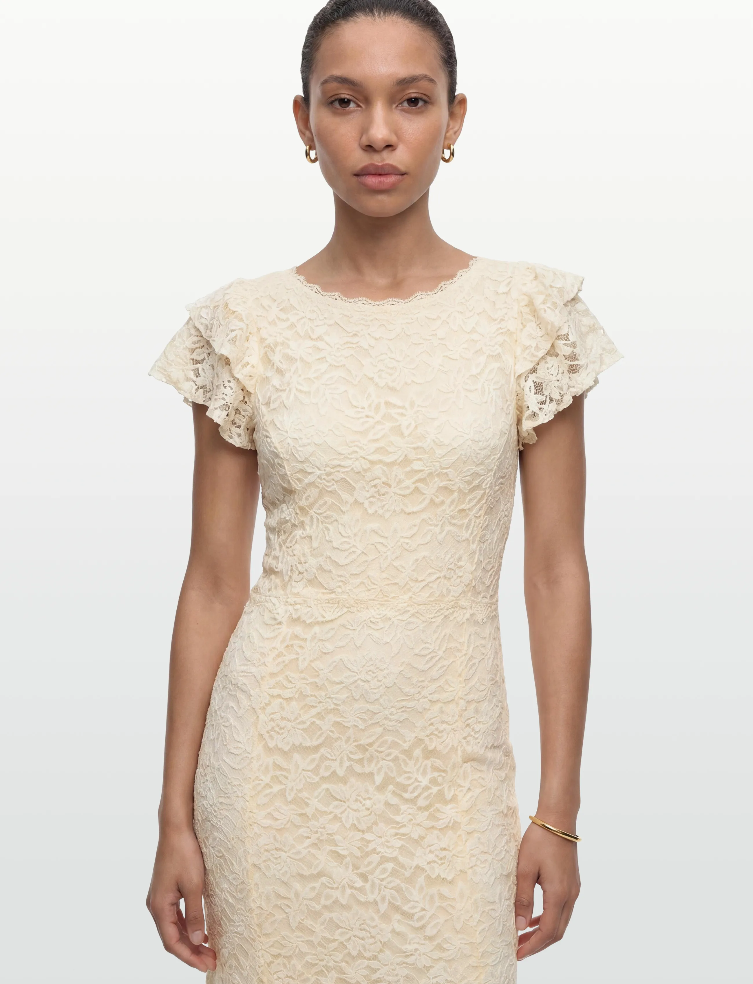 Rosemunde - RWDelicia SS Long Bridal Dress - spitzenkleider - ivory - 3