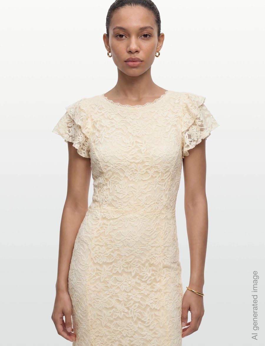 Rosemunde - RWDelicia SS Long Bridal Dress - lace dresses - ivory - 3