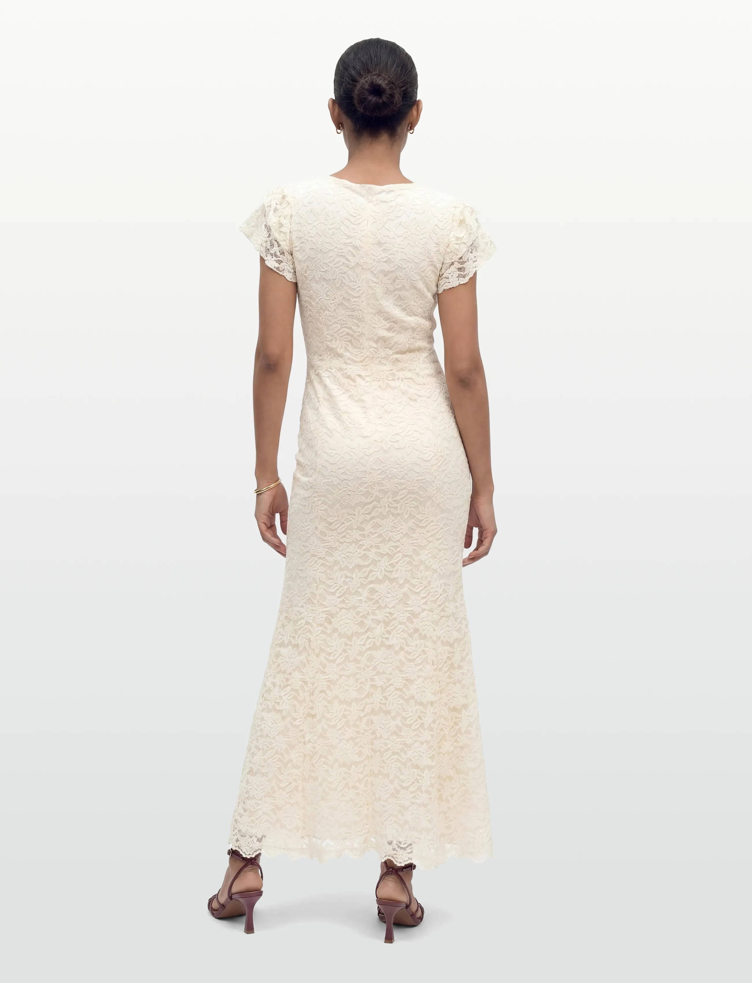 Rosemunde - RWDelicia SS Long Bridal Dress - spitzenkleider - ivory - 4