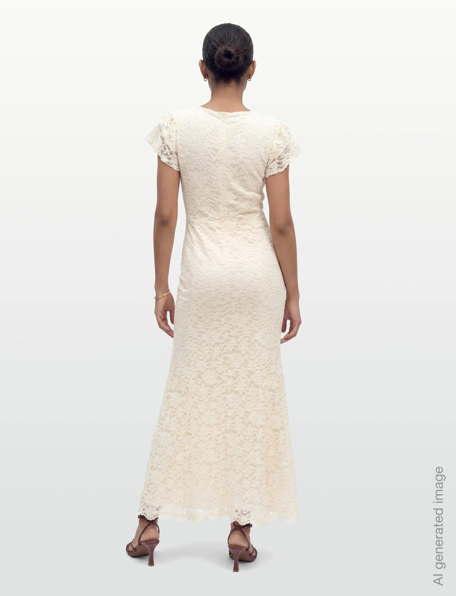 Rosemunde - RWDelicia SS Long Bridal Dress - lace dresses - ivory - 4