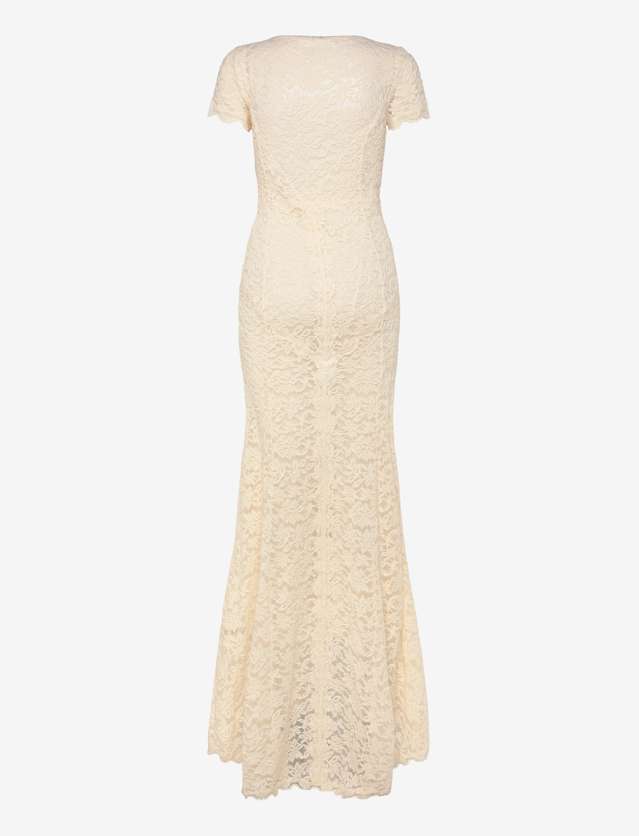 Rosemunde - RWDelicia SS Long Bridal Dress w. T - lace dresses - ivory - 1