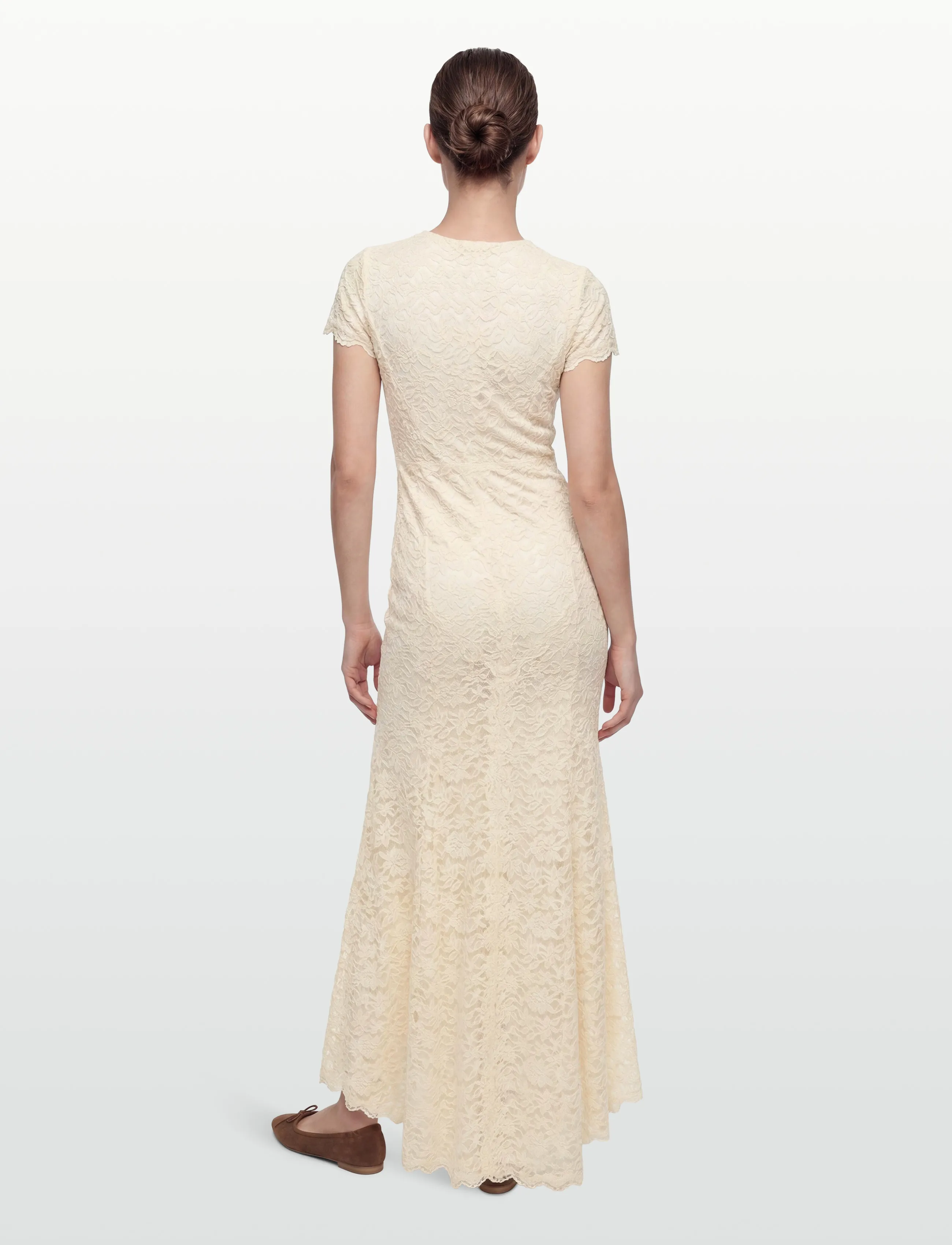 Rosemunde - RWDelicia SS Long Bridal Dress w. T - robes de dentelle - ivory - 4