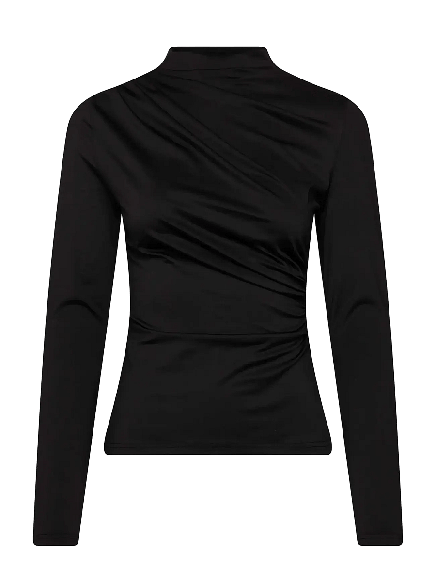 Rosemunde - RWBridget LS Turtleneck T-shirt - black - 0