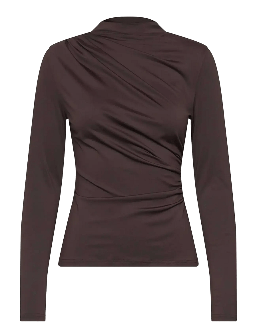 Rosemunde - RWBridget LS Turtleneck T-shirt - mole - 1