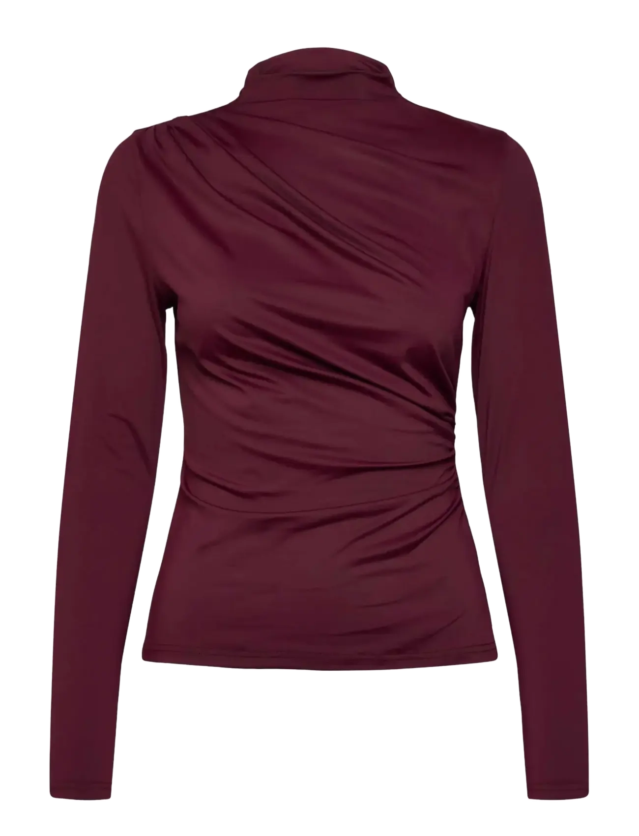 Rosemunde RWBridget LS Turtleneck T-shirt - Kleidung - WINDSOR WINE / burgundy