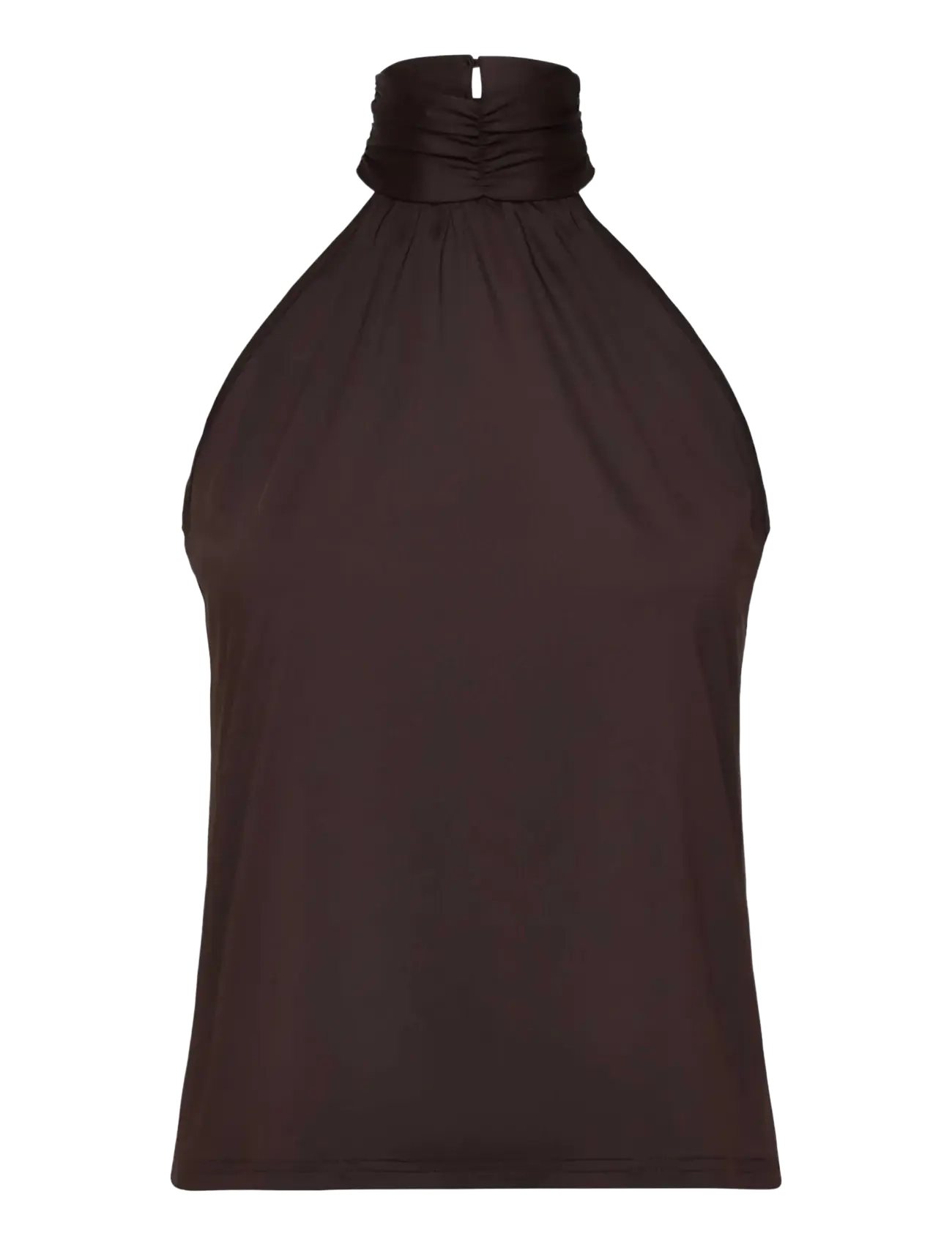 Rosemunde RWBridget Halterneck Top - Kleidung - MOLE / brown
