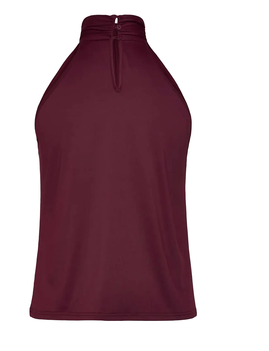 Rosemunde - RWBridget Halterneck Top - Ärmellose blusen - windsor wine - 1