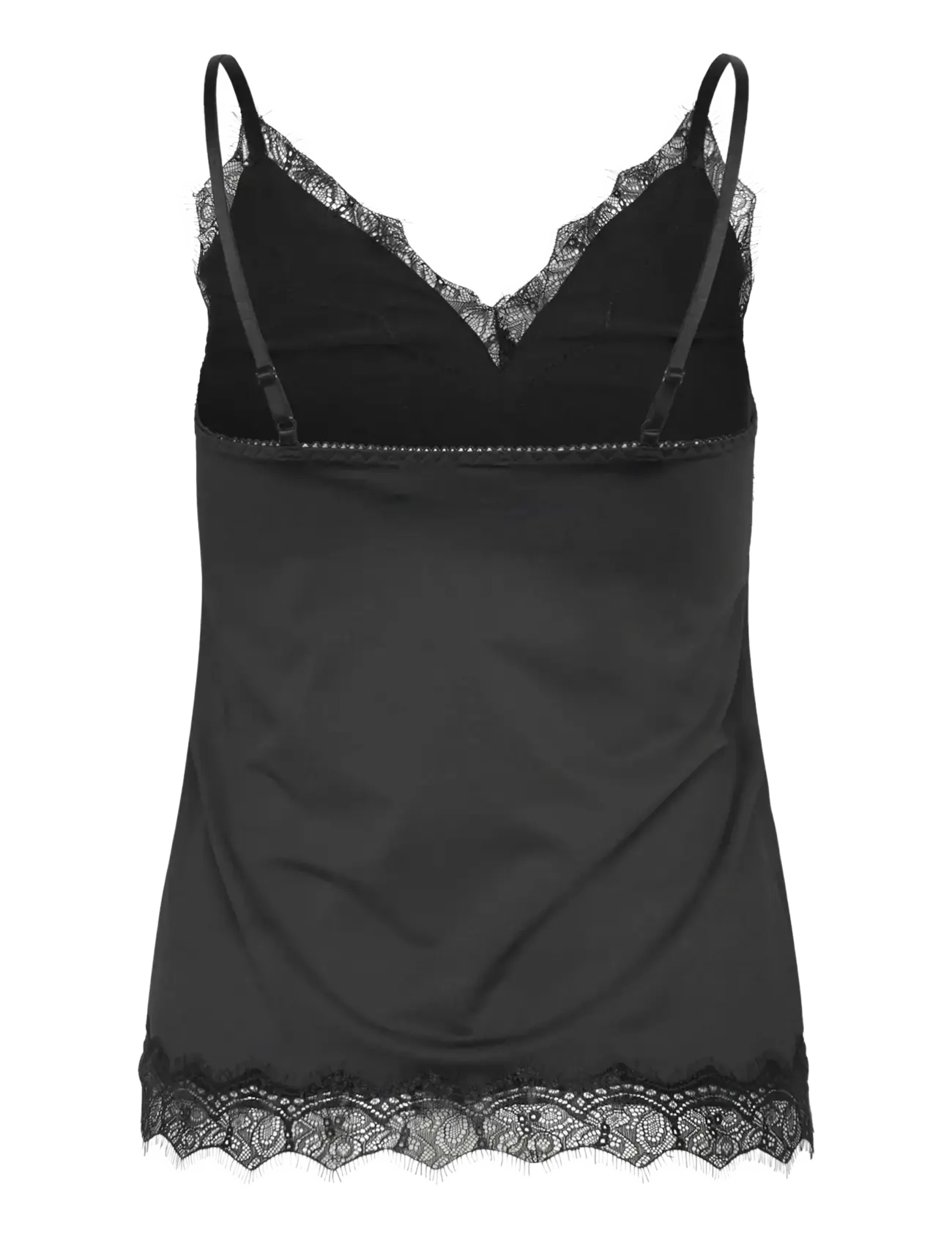Rosemunde - RWBridget SL Lace Strap Top - Ärmellose tops - black - 2