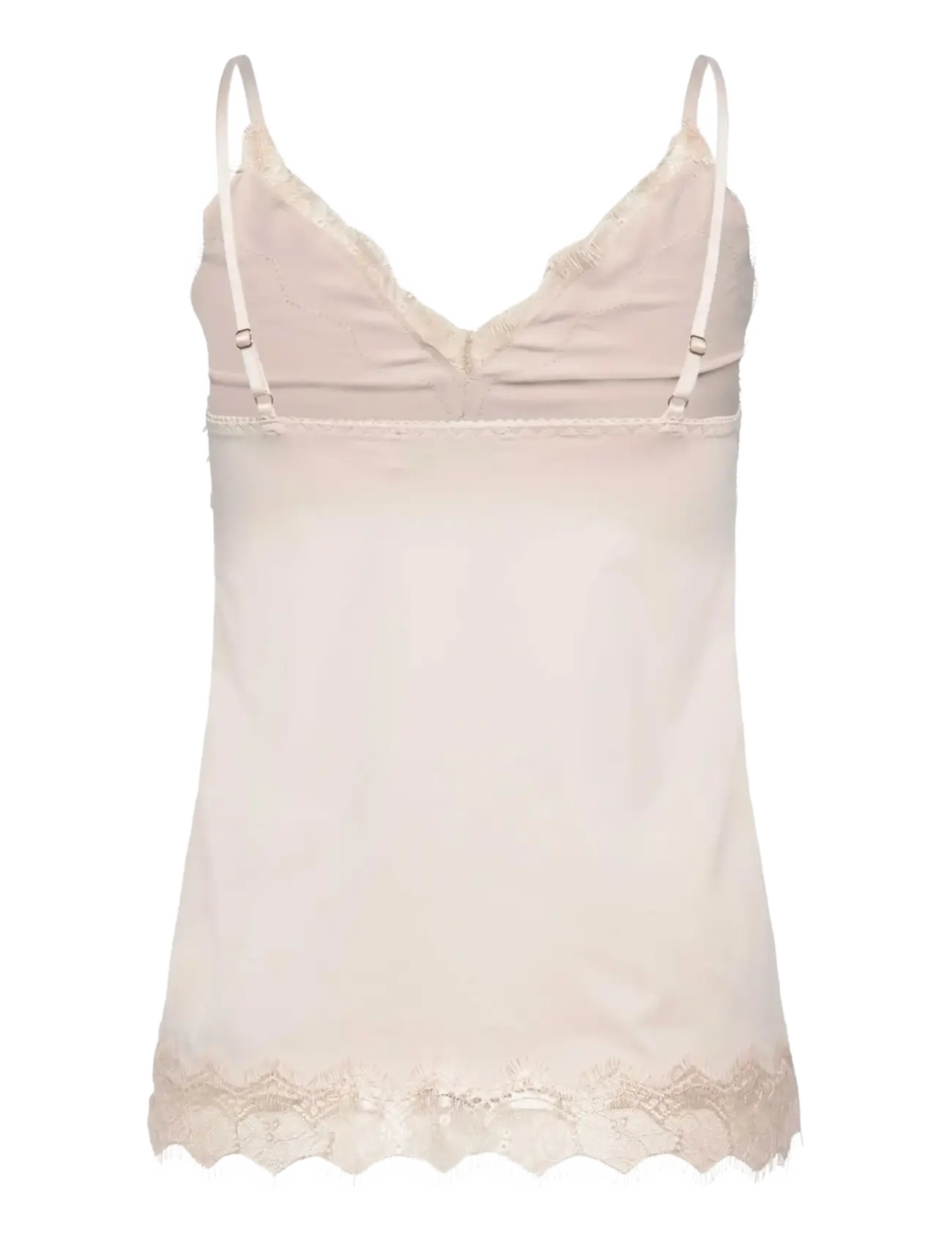 Rosemunde - RWBridget SL Lace Strap Top - tanktops - cacao - 1