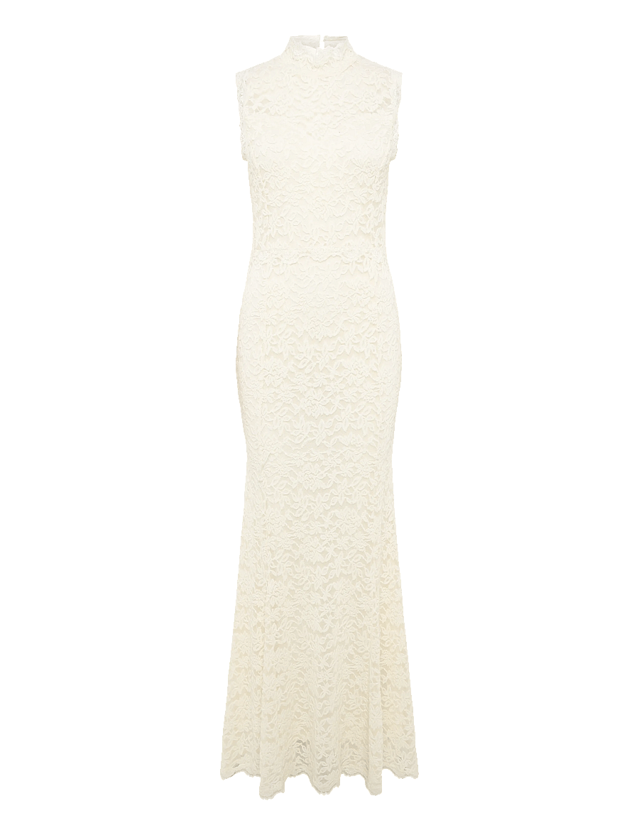 Rosemunde - RWDelicia Lace SL Maxi Bridal Dress - aftenkjoler - ivory - 1