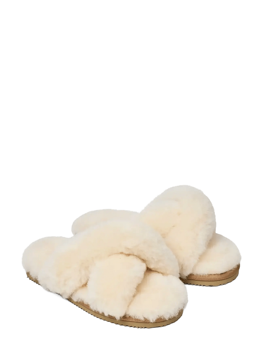 Rosemunde - RHSydney Shearling Cross sandal - vardagsstil - almond - 0