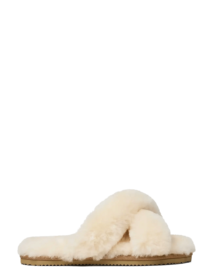 Rosemunde - RHSydney Shearling Cross sandal - vardagsstil - almond - 1