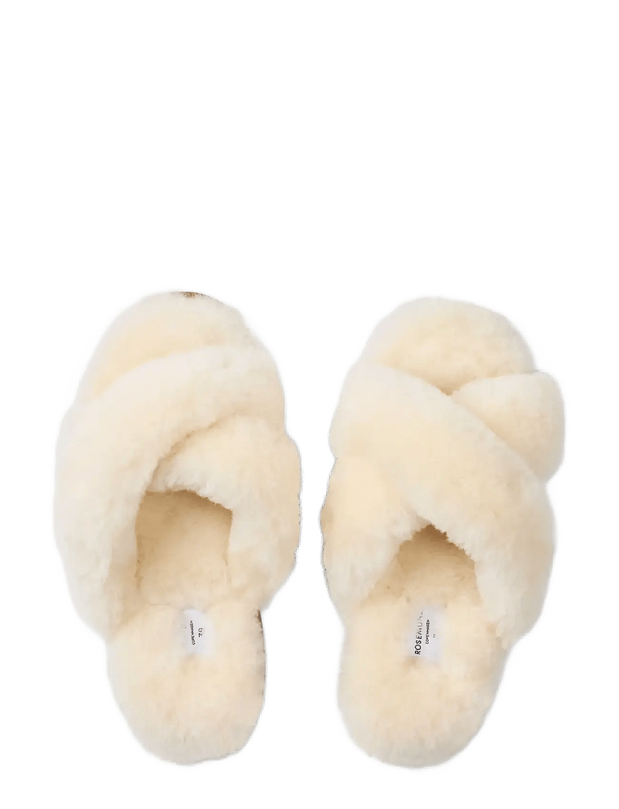 Rosemunde - RHSydney Shearling Cross sandal - vardagsstil - almond - 2