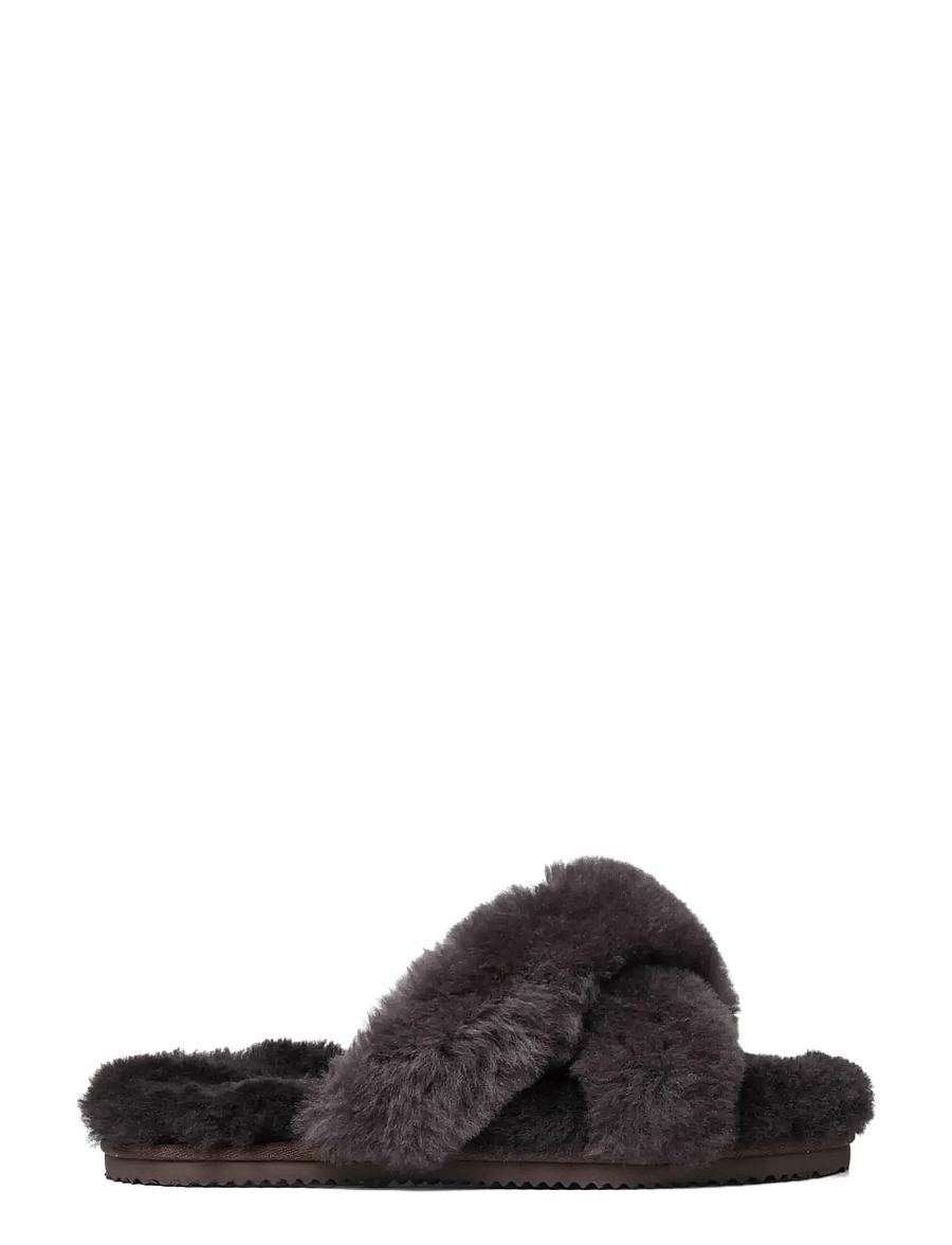 Rosemunde - RHSydney Shearling Cross sandal - vardagsstil - coffee brown - 1