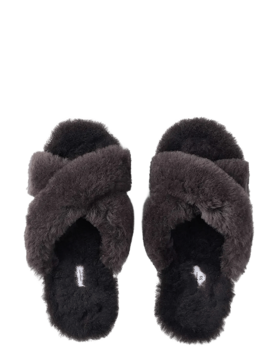 Rosemunde - RHSydney Shearling Cross sandal - vardagsstil - coffee brown - 2