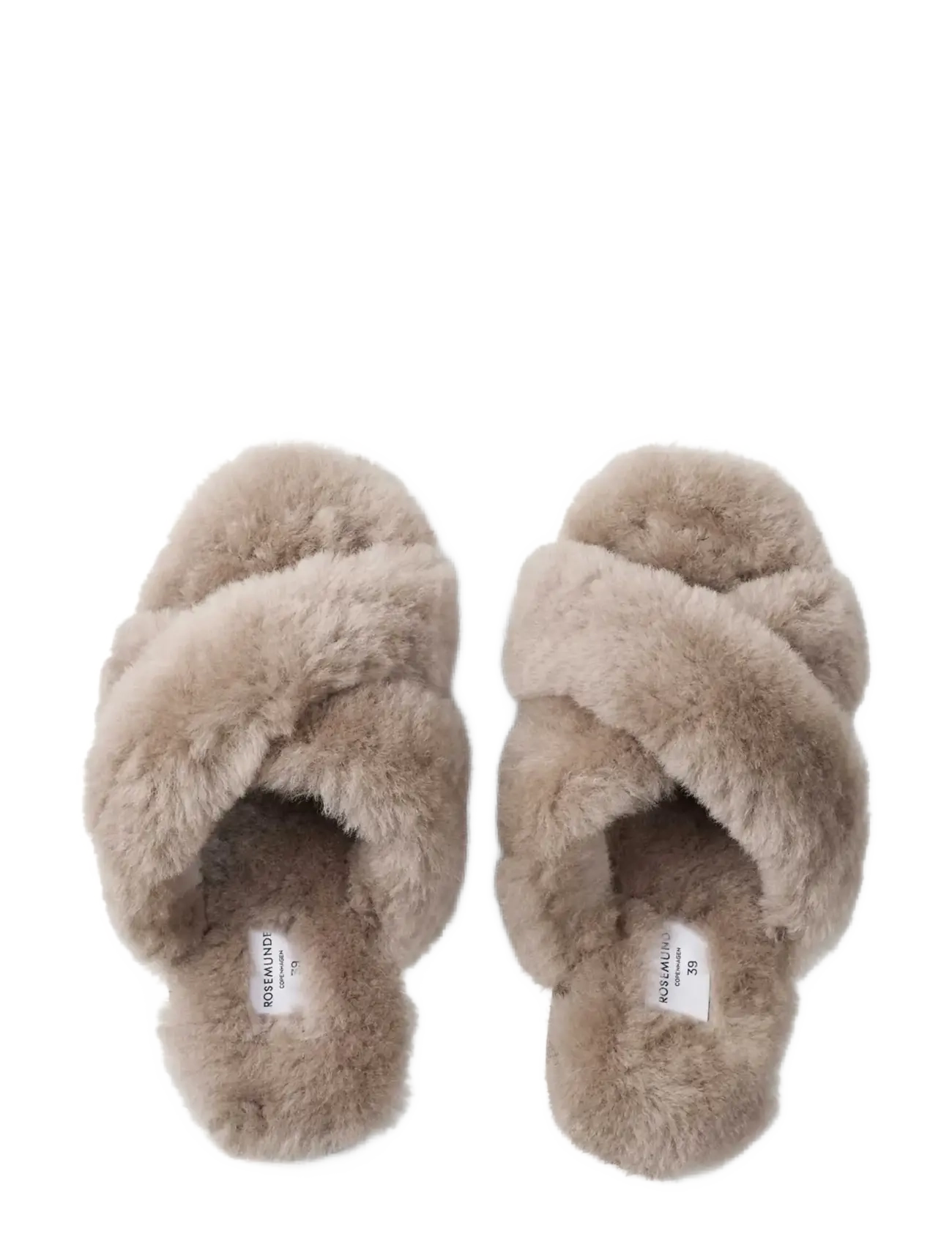 Rosemunde - RHSydney Shearling Cross sandal - alltags-style - elk brown - 1