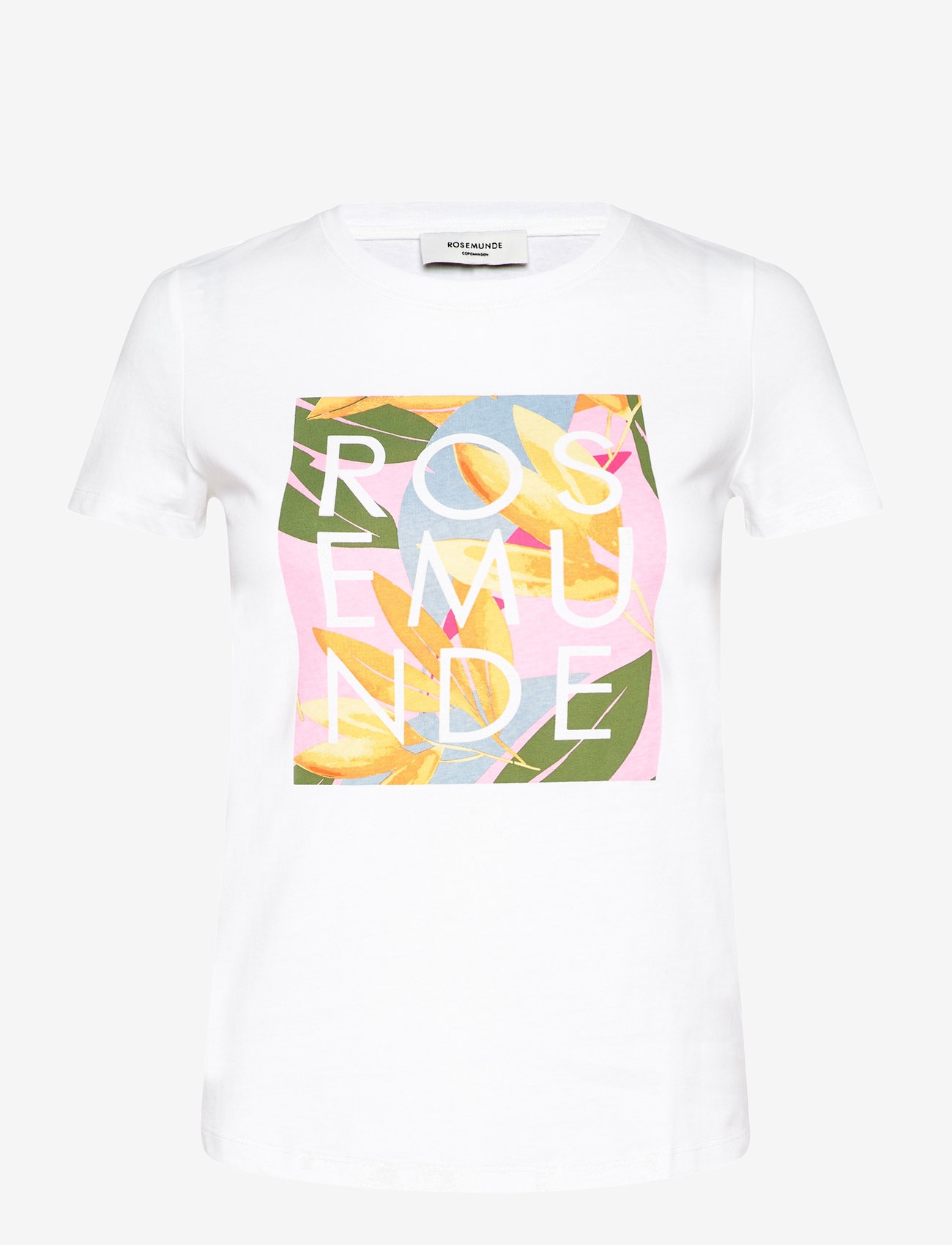 Rosemunde - Organic t-shirt - t-shirts - tropical placement print - 0
