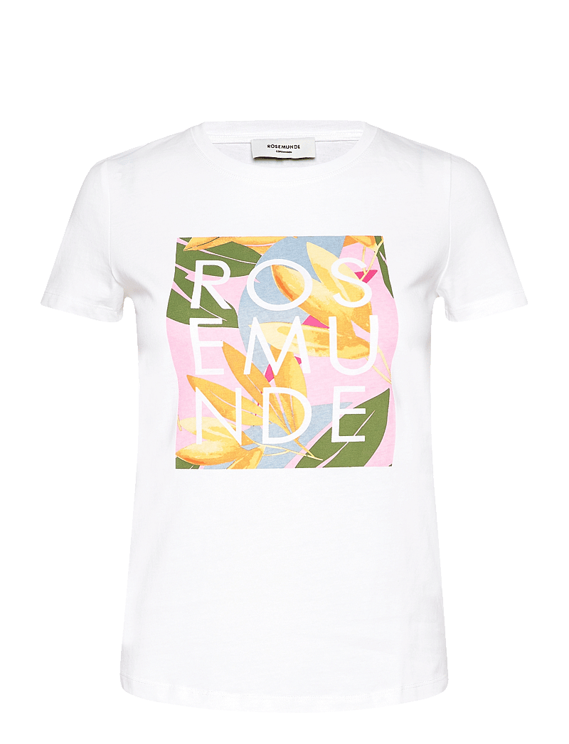 Rosemunde - Organic t-shirt - t-shirts - tropical placement print - 0