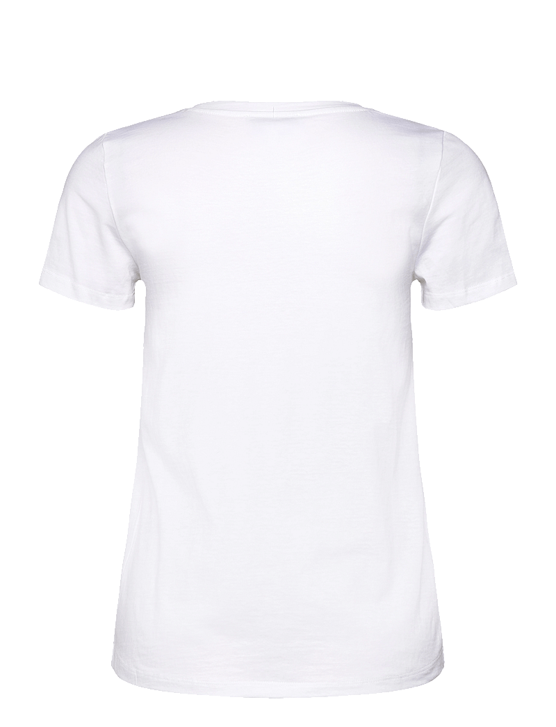 Rosemunde - Organic t-shirt - t-shirts - abstract stripe placement print - 1