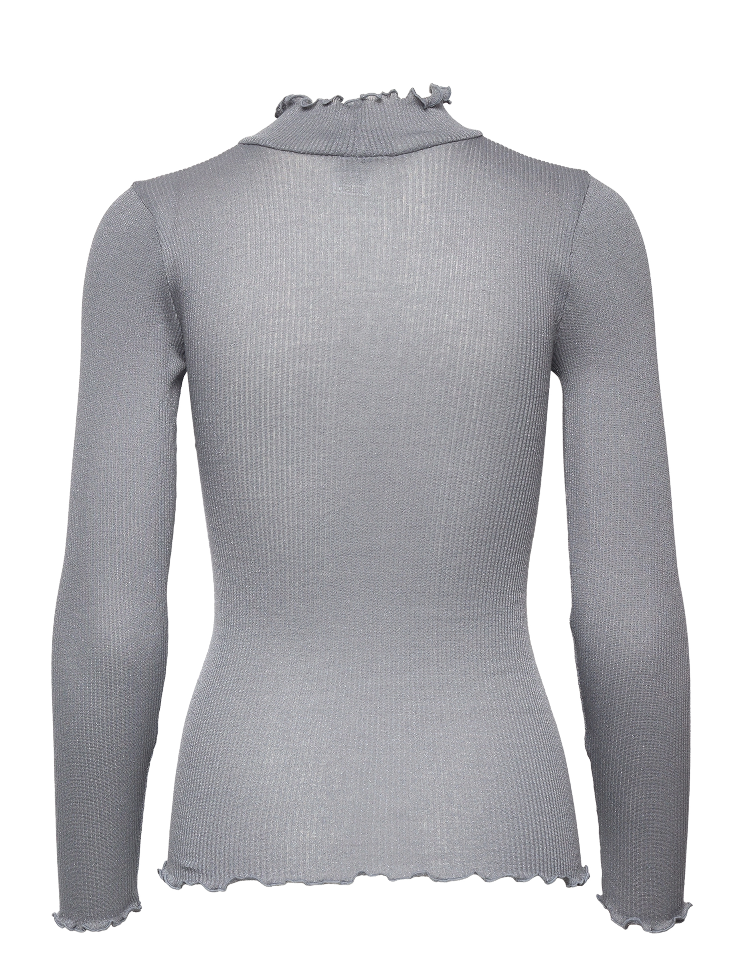 Rosemunde - RWBoston Lurex LS T-neck T-shirt - långärmade toppar - tradewinds shine - 1