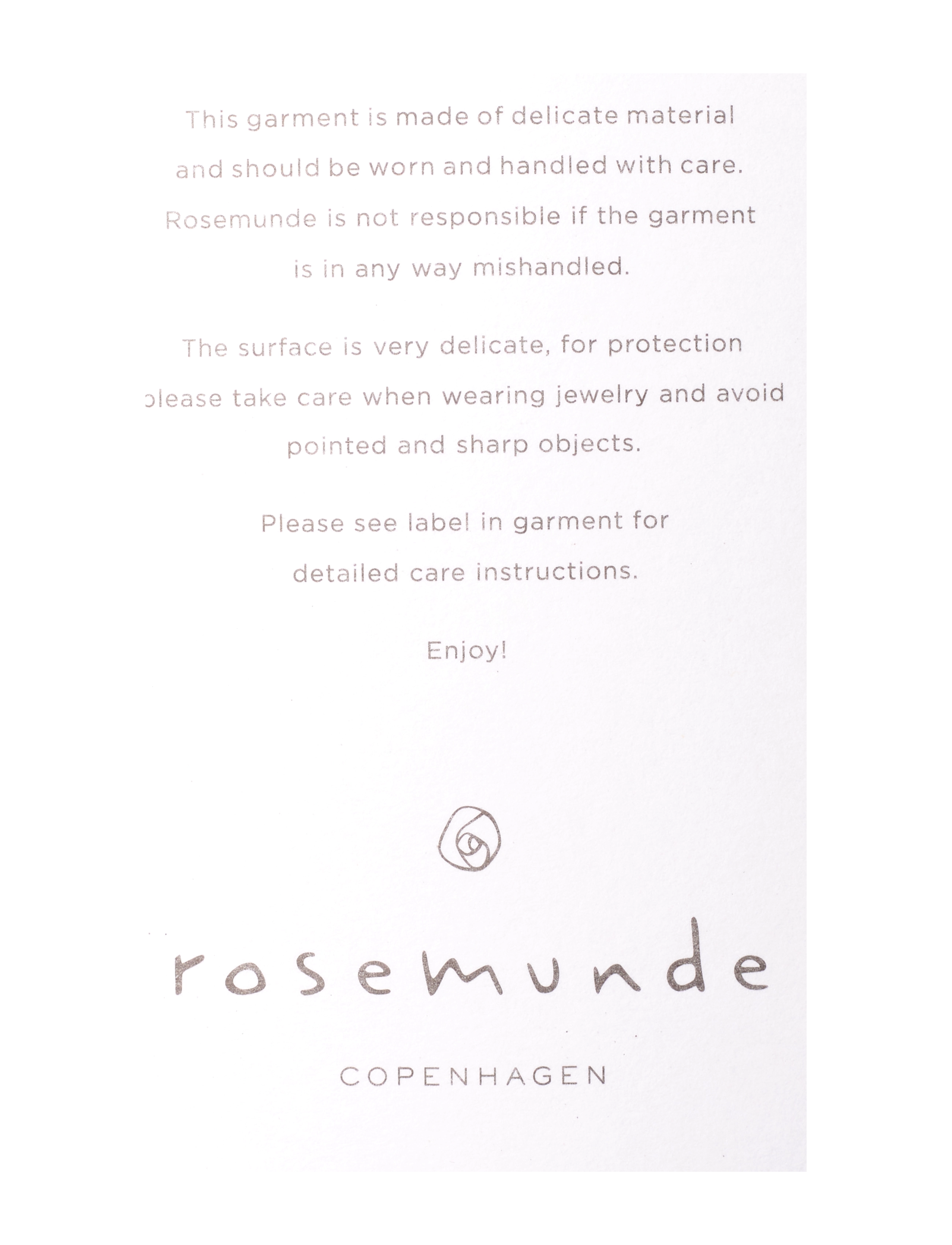 Rosemunde - Silk t-shirt w/ lace - ivory - 3