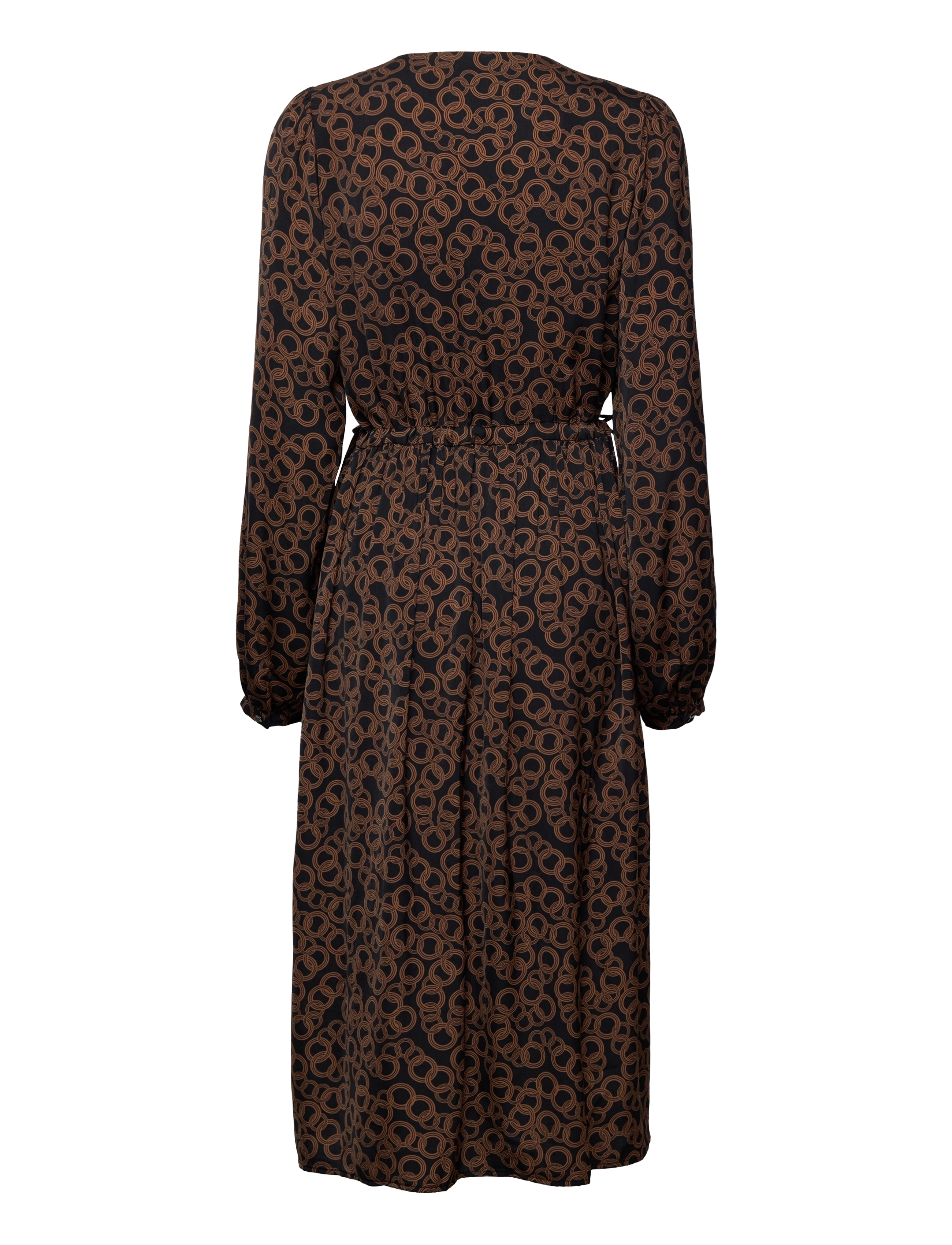 Rosemunde - Recycled polyester dress - midi kjoler - geometric ring print - 1