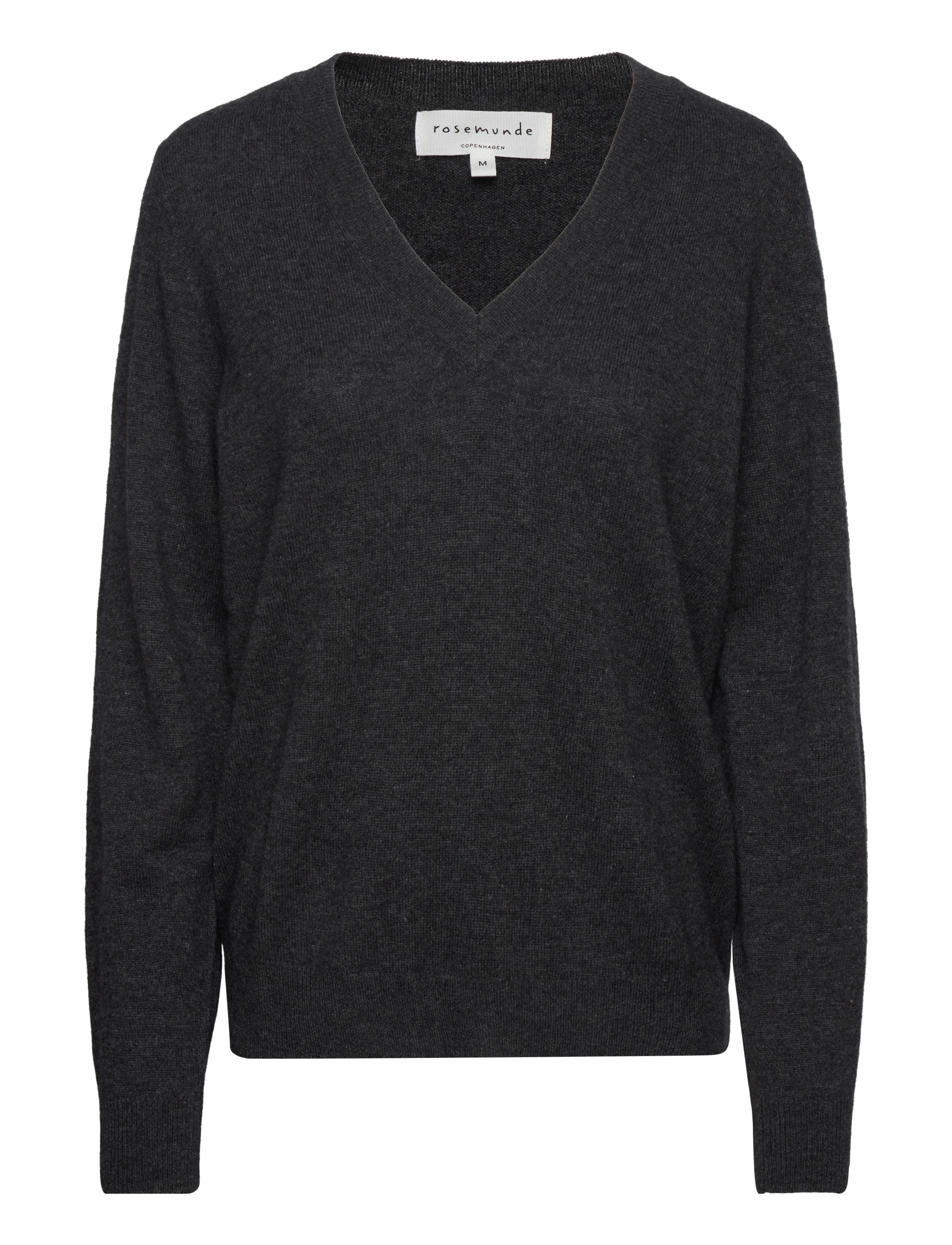 Wool & cashmere pullover - DARK GREY MELANGE