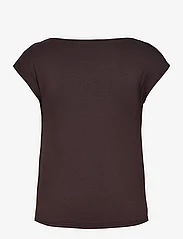 Rosemunde - Linnen t-shirt - t-shirts - black brown - 1